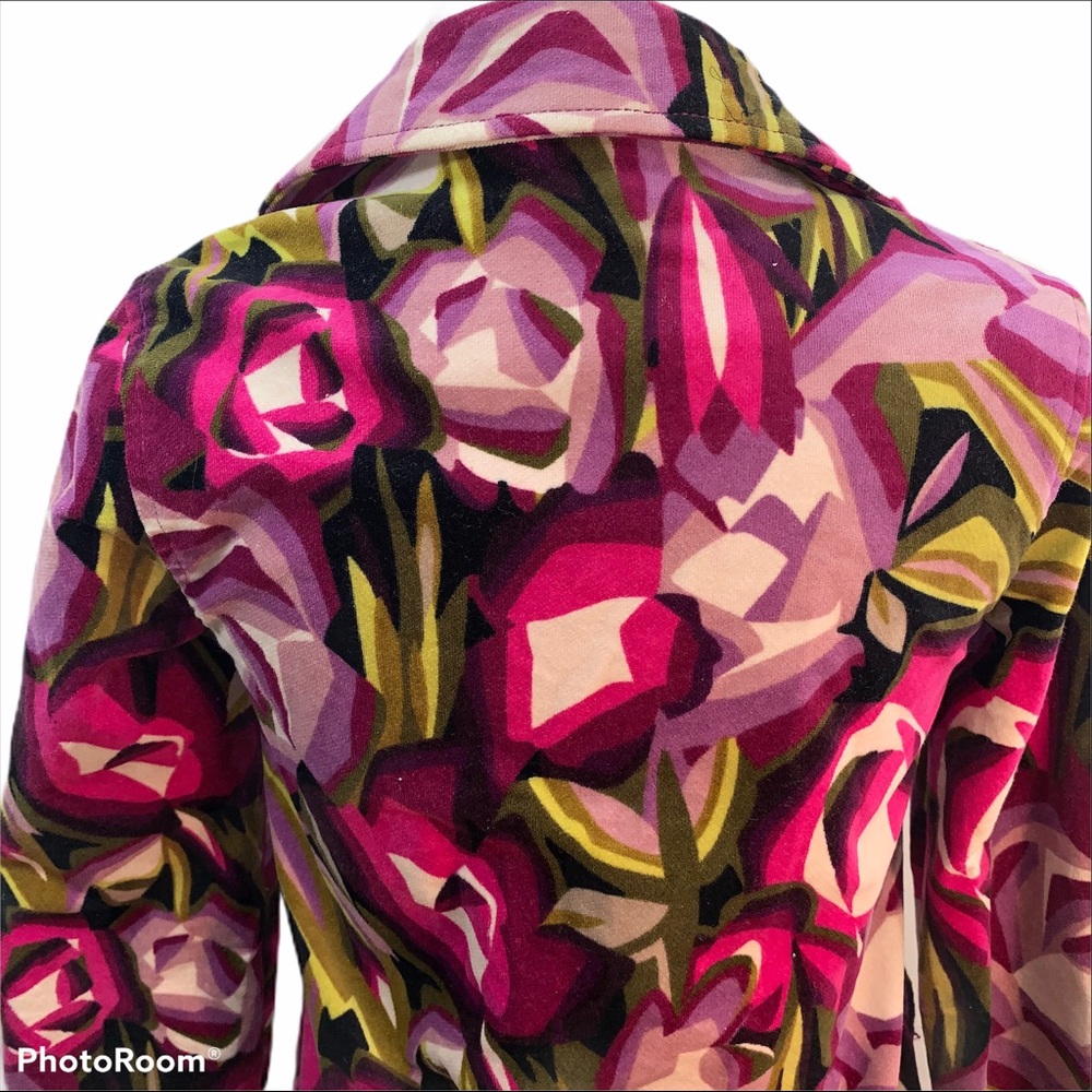 Missoni Jacket Multi-Color Button Down Size Med - image 7